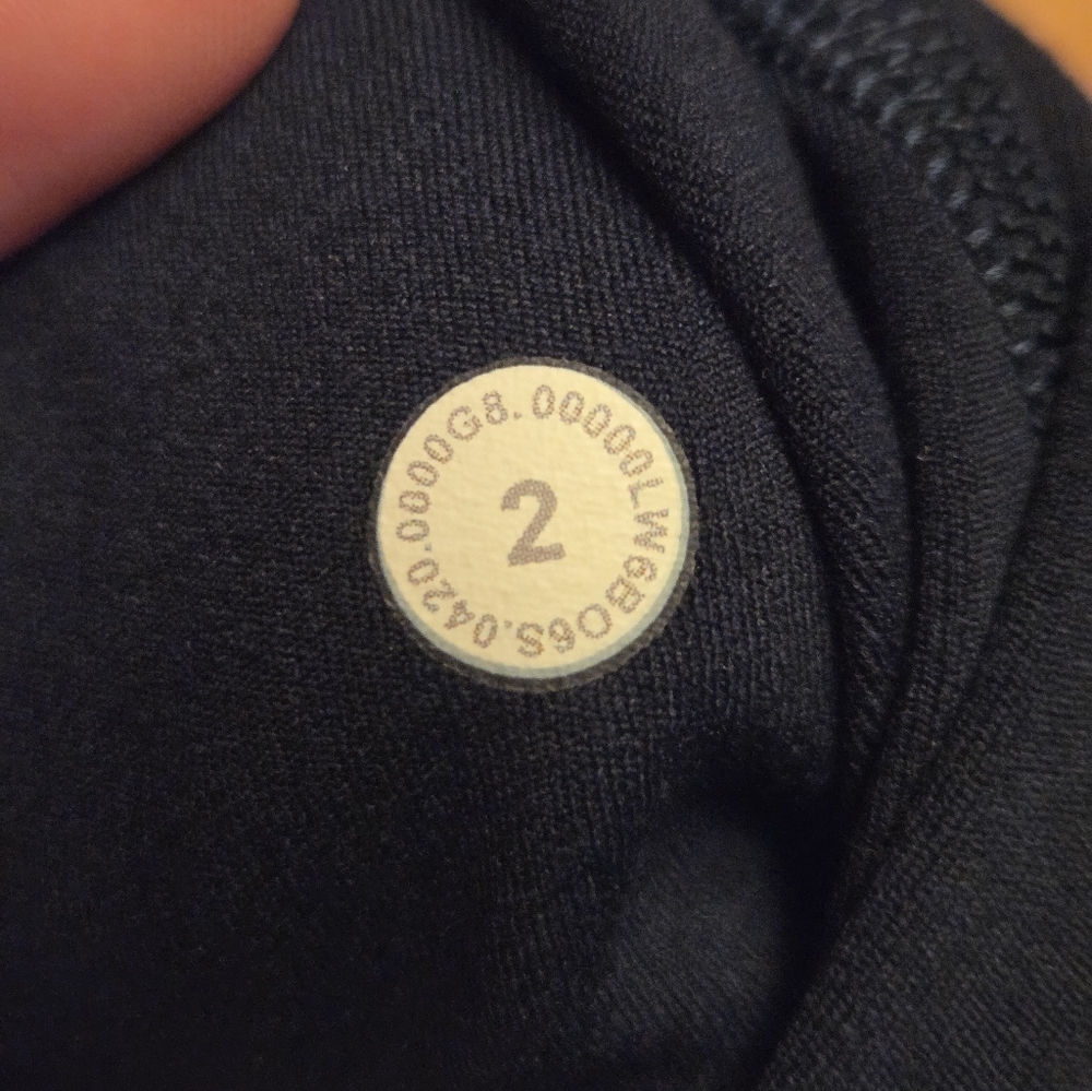 Lululemon High Rise Align Wide-Leg Cropped Pant 23" Navy Blue Size 2 - Picture 12 of 12